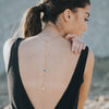 Pasterze Back necklace, Backless dress jewelry | Dana Mantzur