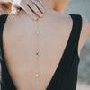 Pasterze Back necklace, back lariat | Dana Mantzur