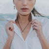 Hubbard Necklace - Black and silver necklace | Dana Mantzur