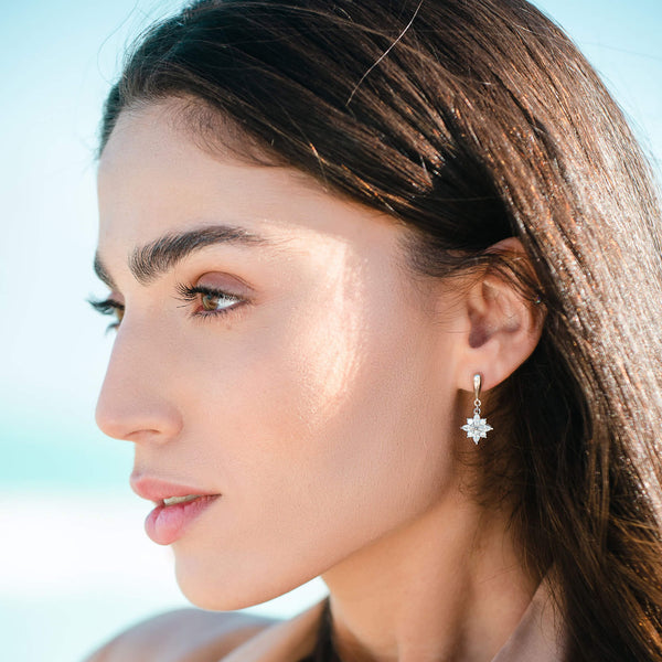 Athabasca Earrings | Dangling silver earrings | Dana Mantzur